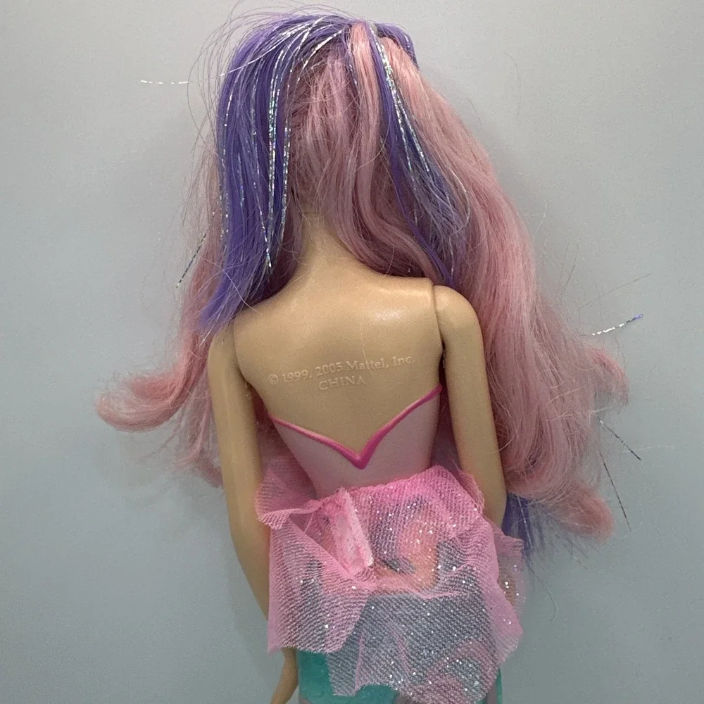 Barbie Fairytopia Mermaidia Shella Mermaid Doll 2005 Complete Skirt Wand